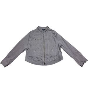 Torrid Gray Utility Jacket - 2X
